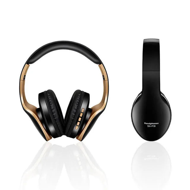 HobbyLane Bluetooth wireless headset in black, red, or white colour with over-ear design