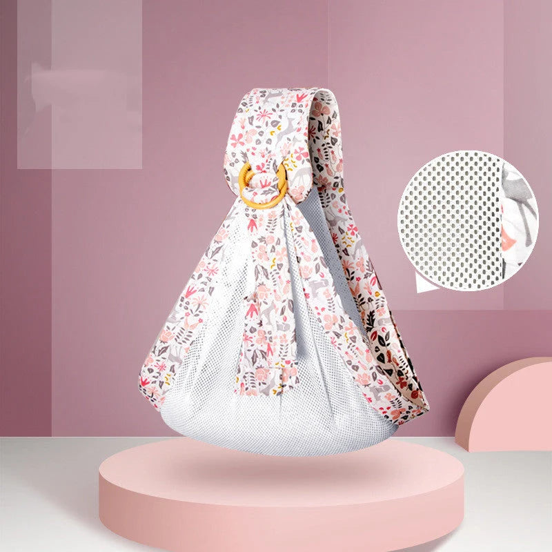 100% cotton baby carrier sling in various colors for secure, hands-free baby carrying