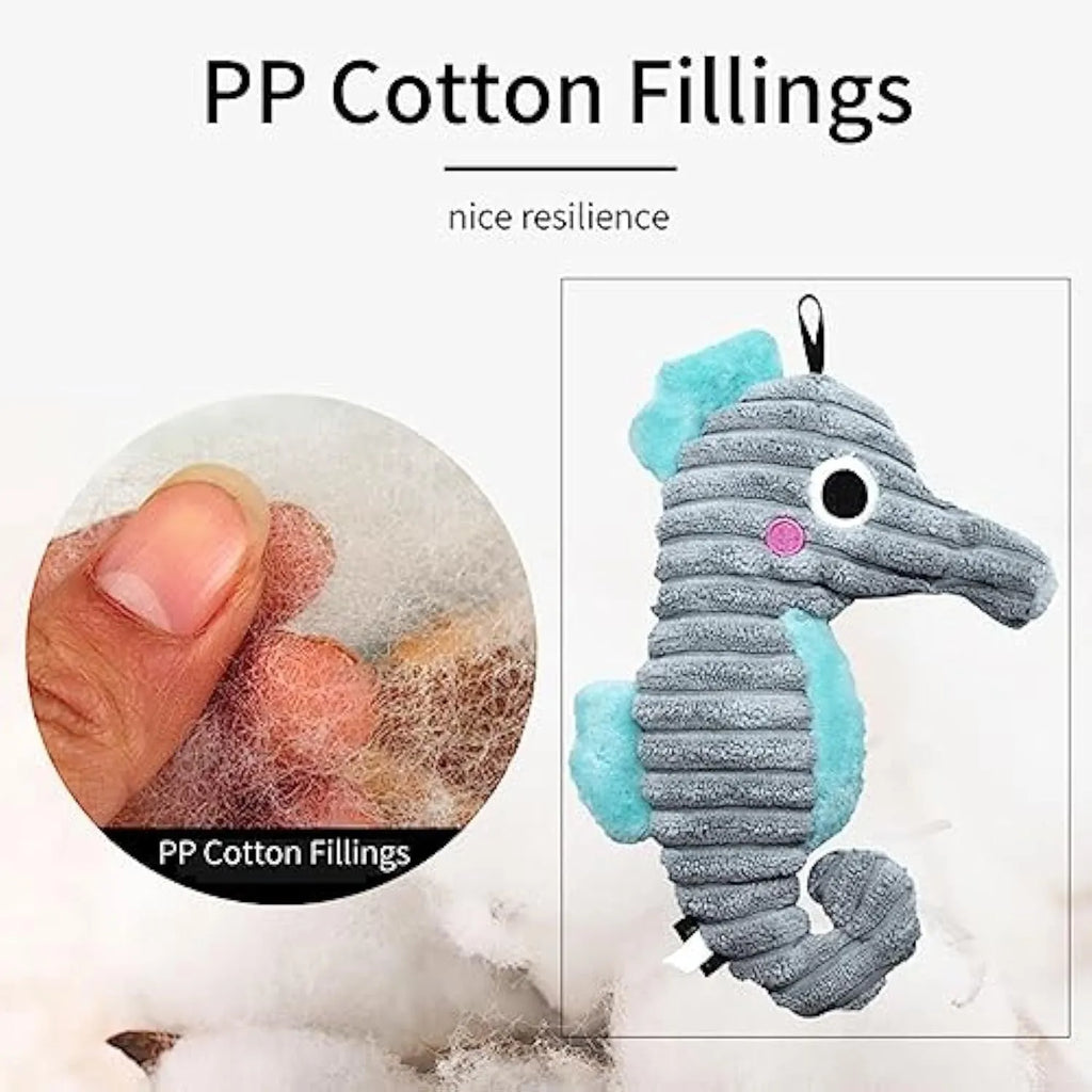 Interactive dog toy shaped like a hedgehog with plush cover and self-moving ball for small and medium dogs