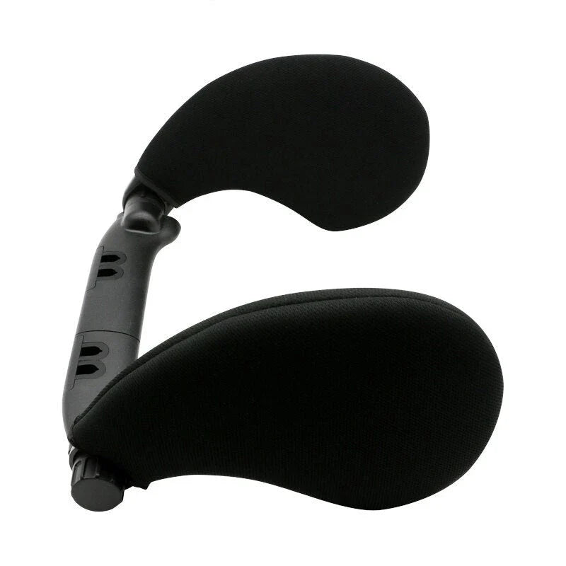 Ergonomic car rear headrest for neck support in various colors