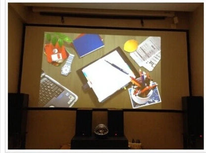 Custom polyester white anti-light curtain for home cinema, various sizes available