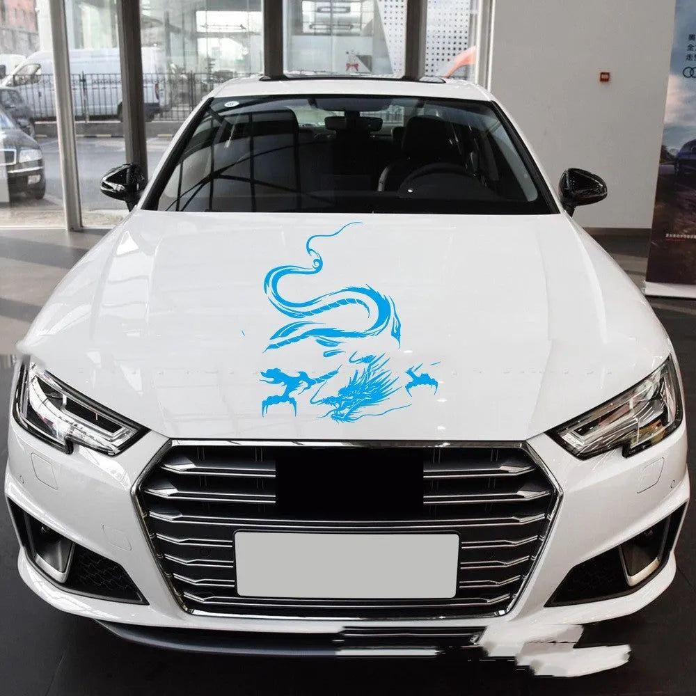 Large dragon car body sticker measuring 50 by 36 centimetres for vehicle modification