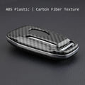 Plastic car key remote protective shell shown in single shell and buckled styles.