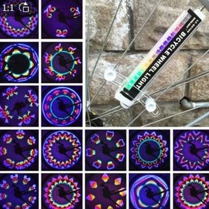 Dazzle Knight Bike Wire Lamp with multiple colour options and patterns for enhanced cycling safety