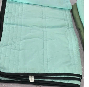Lightweight polyester cooling blanket in various colours for summer comfort