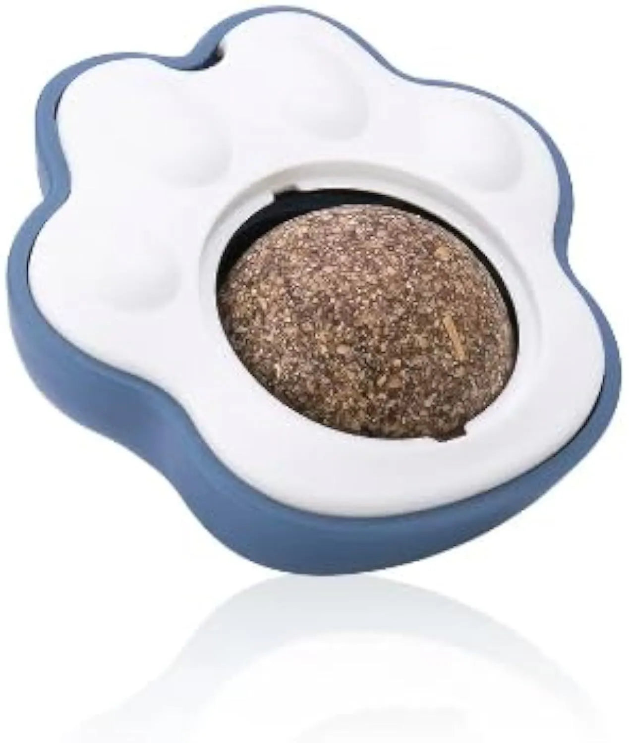 Colourful catnip balls with textured edible vine surfaces for feline dental care and interactive play