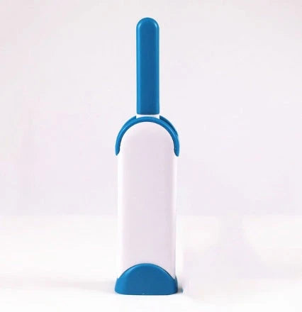 Reusable pet hair remover with self-cleaning base in multiple colours