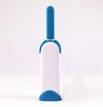 Reusable pet hair remover with self-cleaning base in multiple colours