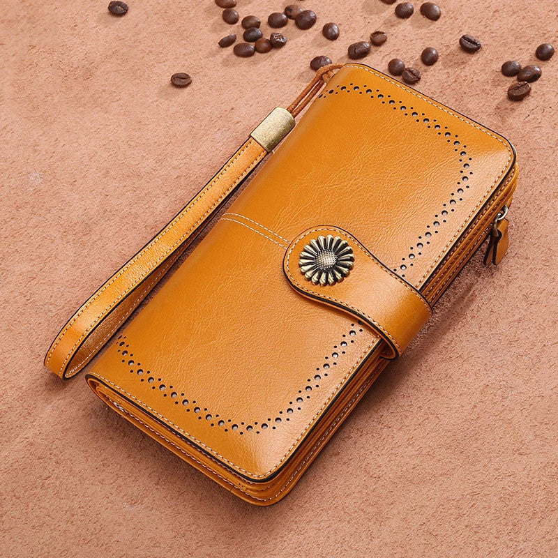 Premium leather wallet in various colors, featuring a stylish and functional design for the modern Kiwi woman