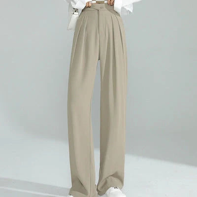 Women's high waist wide leg suit pants in various colors
