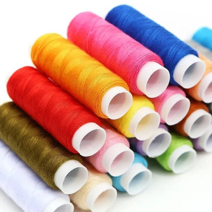 Compact black sewing kit with 98-piece accessory set for home tailoring and creative projects