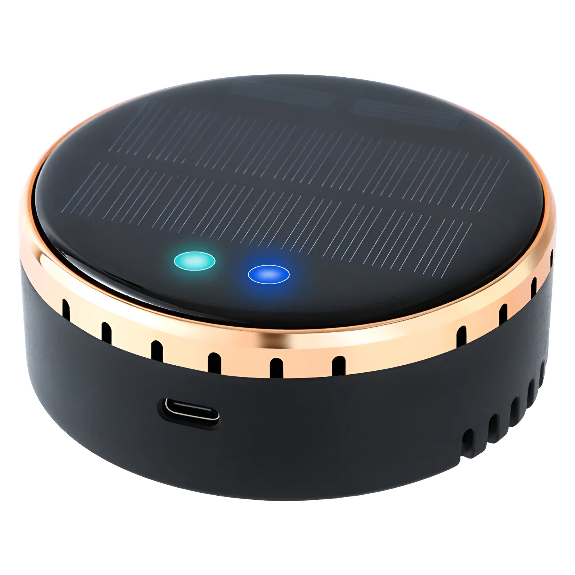 Solar-powered car air humidifier mounted in vehicle air conditioning outlet