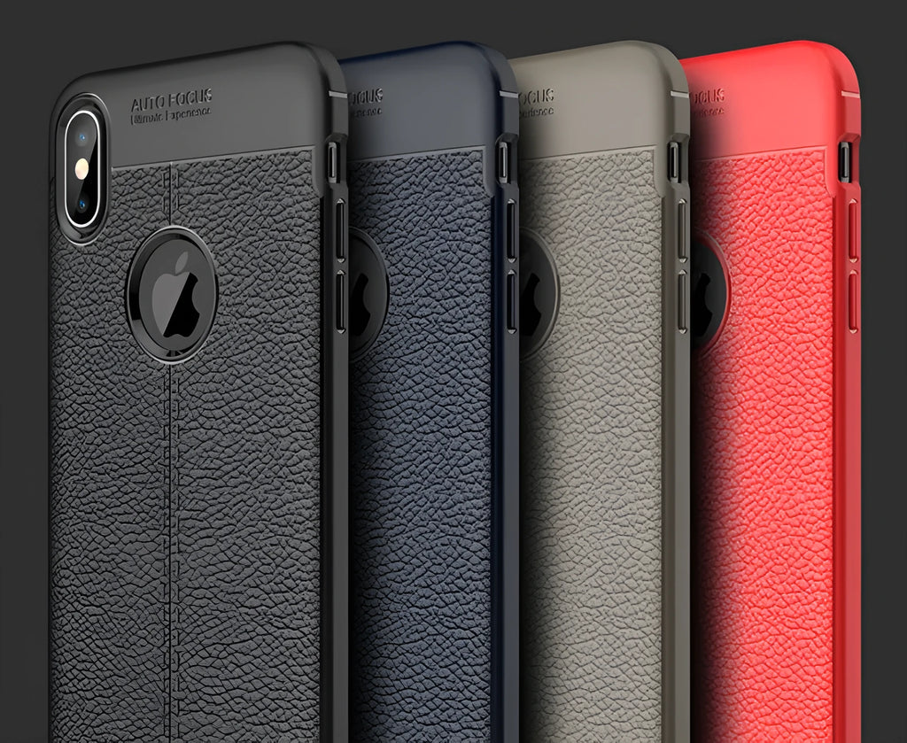 WeFor PU leather case for OnePlus 6 5 5T smartphones with silicone TPU protection