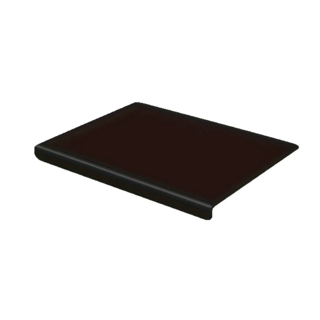 Black transparent acrylic chopping board on a kitchen worktop, available in three sizes up to 45x32cm