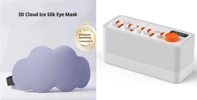 Bluetooth white noise sleep sound machine with RGB seven-color night light