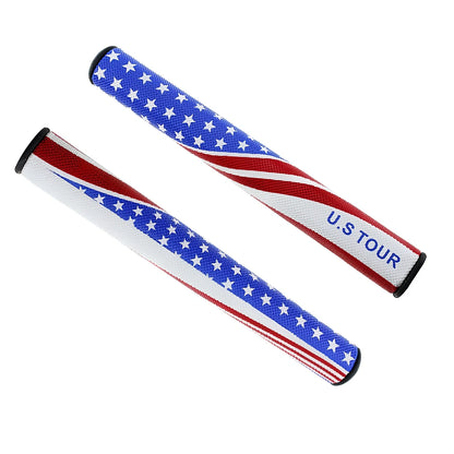 Blue 3.0 golf grip with PU cover, 0.58-inch EVA core, 10 cm length for secure shaft fitting and vibration absorption