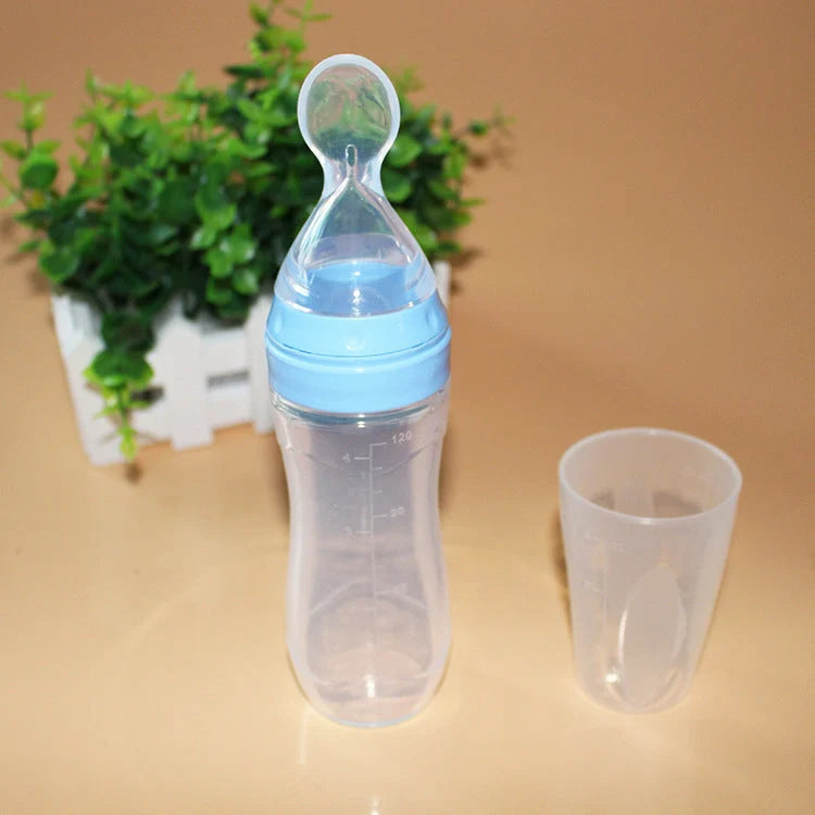 Baby Spoon Bottle Feeder in various colors for easy, safe feeding