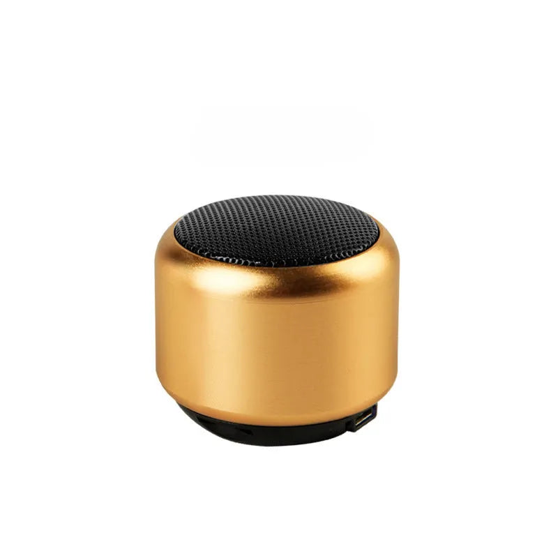 Portable mini Bluetooth speaker in multiple colours with wireless audio and hands-free calling