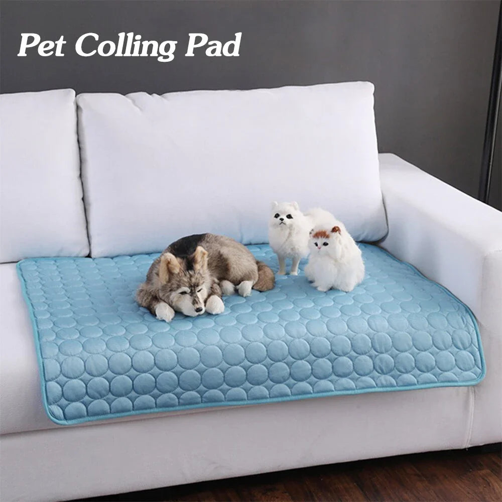Cooling Comfort for Pets: Durable Summer Pet Pad - An innovative pet cooling mat made with premium materials for instant relief from hot summer temperatures