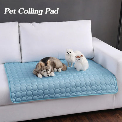 Cooling Comfort for Pets: Durable Summer Pet Pad - An innovative pet cooling mat made with premium materials for instant relief from hot summer temperatures