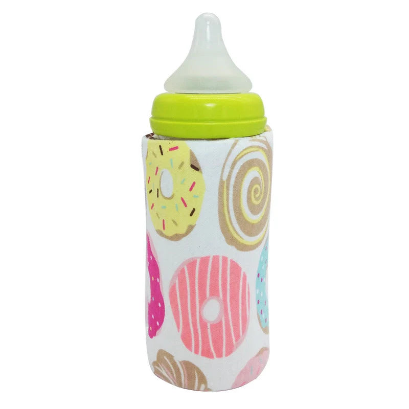 USB Milk Water Warmer Insulated Bag for Baby Bottles with USB charging cable