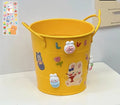 Metal round pen holder in multiple colours with decorative sticker patch options