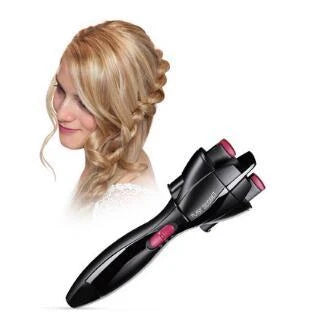 Automatic Hair Braider with USB and battery power options for easy hairstyling