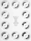 1 pair of magnetic eyelashes handmade fluffy faux mink lashes in style 10D01 or 10D02