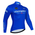 Men's long sleeve mountain bike cycling jersey in chemical fibre blend fabric