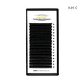 16-row dense row false eyelashes made from mink hair with matte finish, showing length options from 8mm to 18mm
