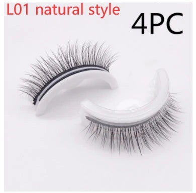 Captivating 3D layered mink-like false eyelashes for bold, voluminous eye makeup looks