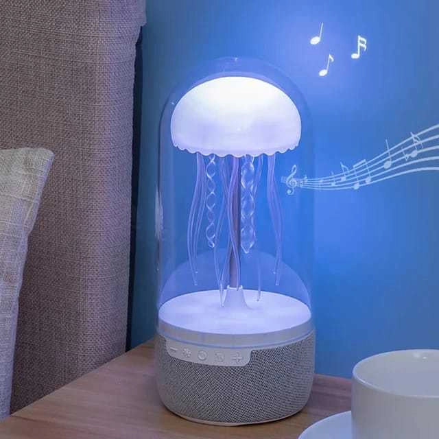 3-in-1 Jellyfish Lamp Bluetooth Speaker with colourful LED lights