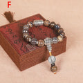 Men's gradient ceramic bracelet with Yonghe blessing craft in six colour variations