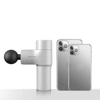 Portable USB rechargeable electric muscle relaxation massager in multiple colors