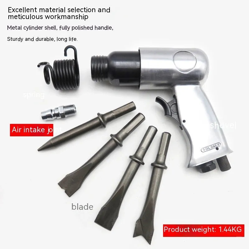 150mm pneumatic air hammer tool with hexagonal or round handle for demolition and repair work