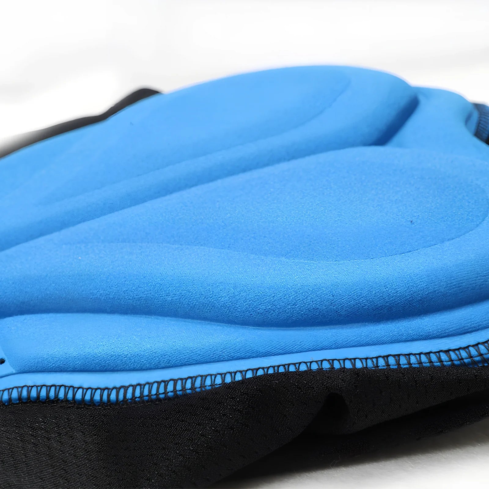 Black sponge cushion riding panties for cycling, padded polyester fit for road and mountain bikes, sizes S-3XL