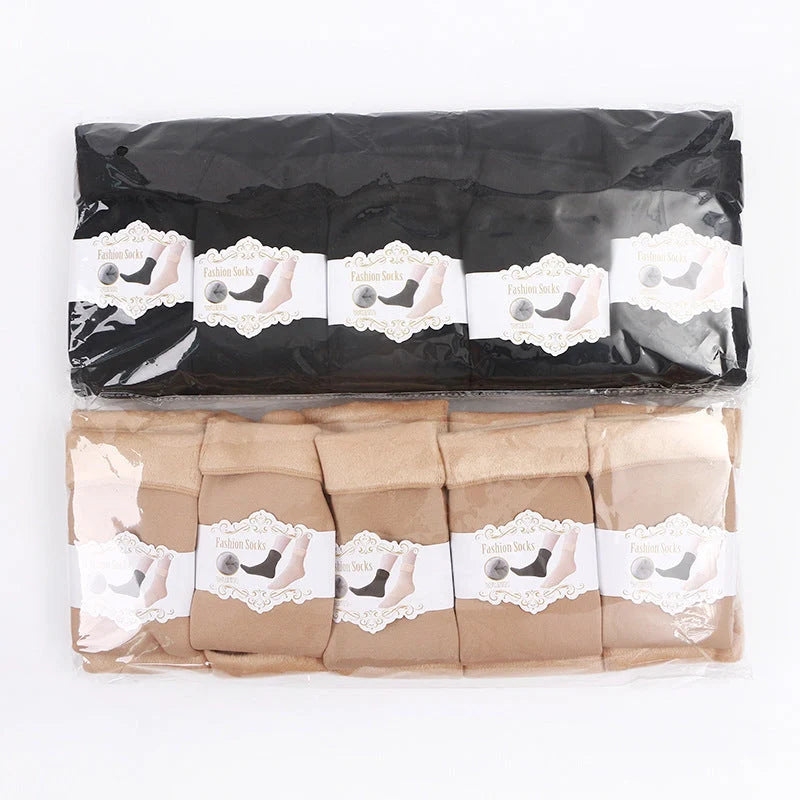 Autumn and winter wild tube socks for men and women with velvet lining