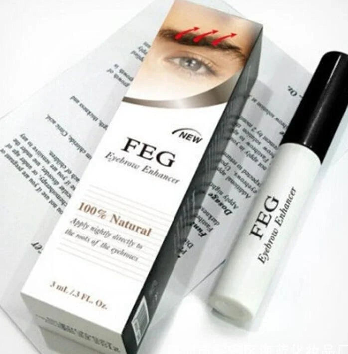 FEG Eyelash Enhancer bottle with serum for healthier lashes and brows