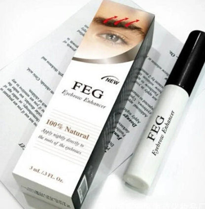 FEG Eyelash Enhancer bottle with serum for healthier lashes and brows