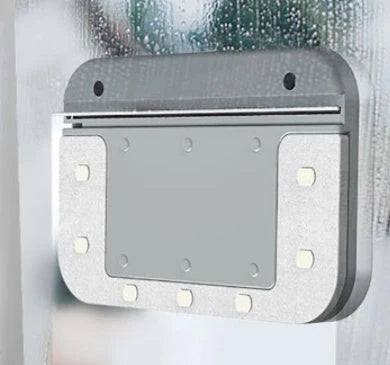 Magnetic Double-sided Wipe for cleaning high windows safely from inside