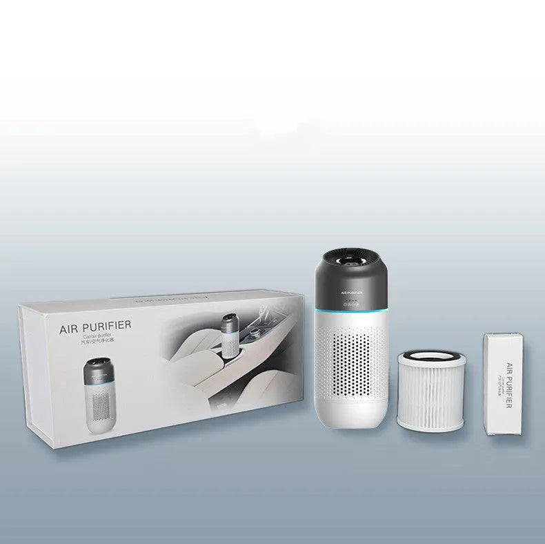 Inductive USB negative ion car air purifier CP01 with H13 composite filter and gesture sensing control