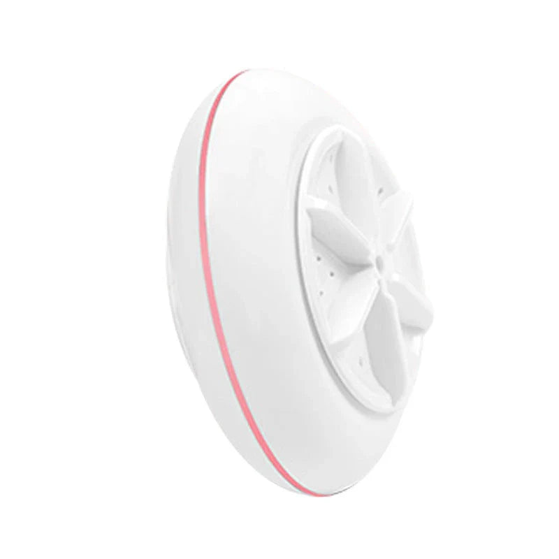 Mini portable ultrasonic washing machine with USB power for travel and small spaces