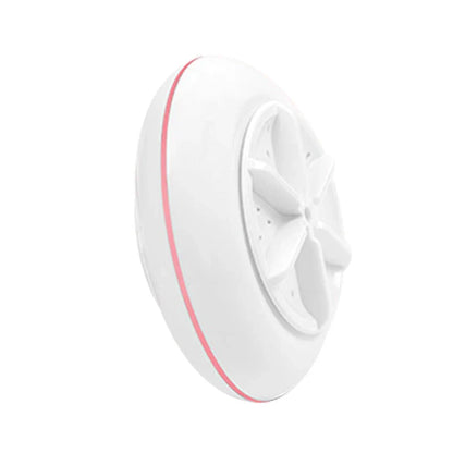 Mini portable ultrasonic washing machine with USB power for travel and small spaces