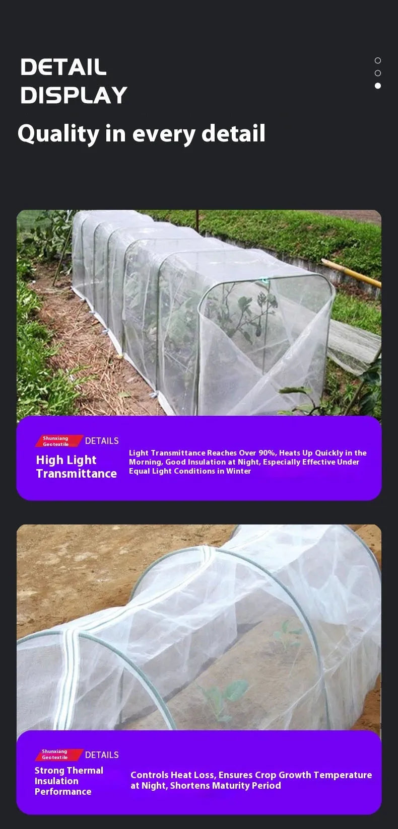 Clear plastic greenhouse cold film roll for vegetable shed insulation, 4x8 metre size.
