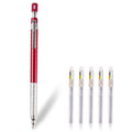 Low centre of gravity mechanical pencil 0.5mm HB in black, simple design for students