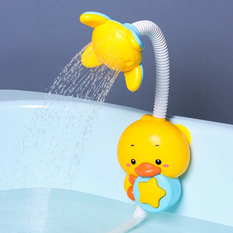 Elephant model electric water spray toy for kids bath time fun