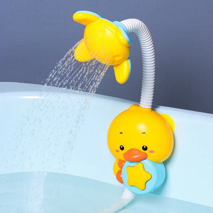 Elephant model electric water spray toy for kids bath time fun