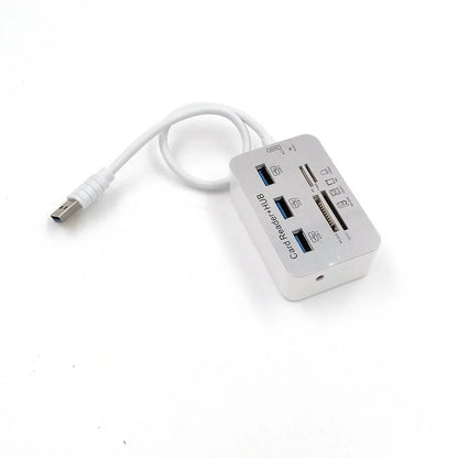 USB 3.0 Hub with LED indicator and compact design for high-speed data transfer