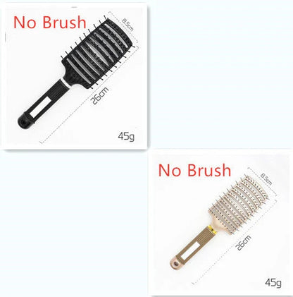 Ultra-Soft Detangling Hair Brush with Scalp Massage - Premium Bristles and Nylon for Effortless Tangle-Free Hair