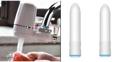 Faucet water purifier with high-speed flow and switchable water types for clean kitchen water